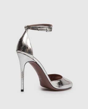 Paris Texas Сріблясті шкіряні туфлі VERA PX1870XWRML