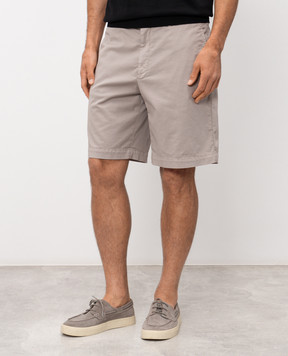 Brunello Cucinelli Сірі шорти з бавовни M289LU0010