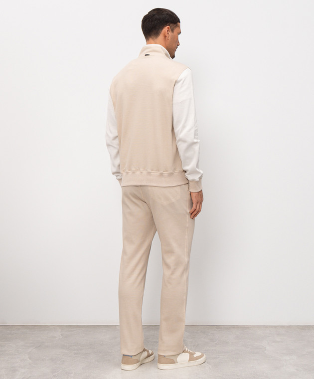 CAPOBIANCO Бежевый спортивный костюм с гравировкой логотипа 20M458MG00C20M707MG00 изображение 4