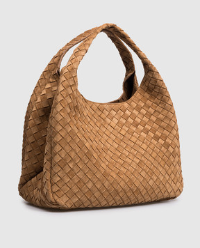 Bottega Veneta Коричневая замшевая сумка Campana 844250V5ZZ0