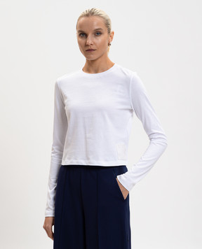 Max & Co Білий джемпер ELLENI з логотипом MCOELLENI