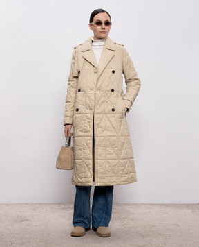 Mackage Бежевий стьобаний тренч Mavis MAVIS