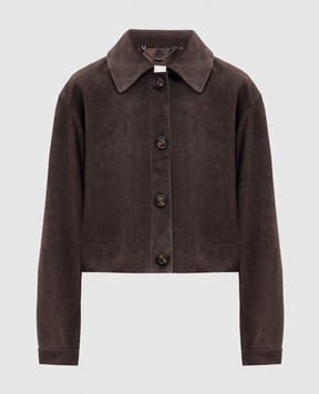 Babe Pay Pls Коричнева замшева куртка 2510SUEDE