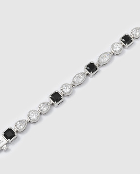 Darkai Сріблясте кольє з білим золотом DICO0079