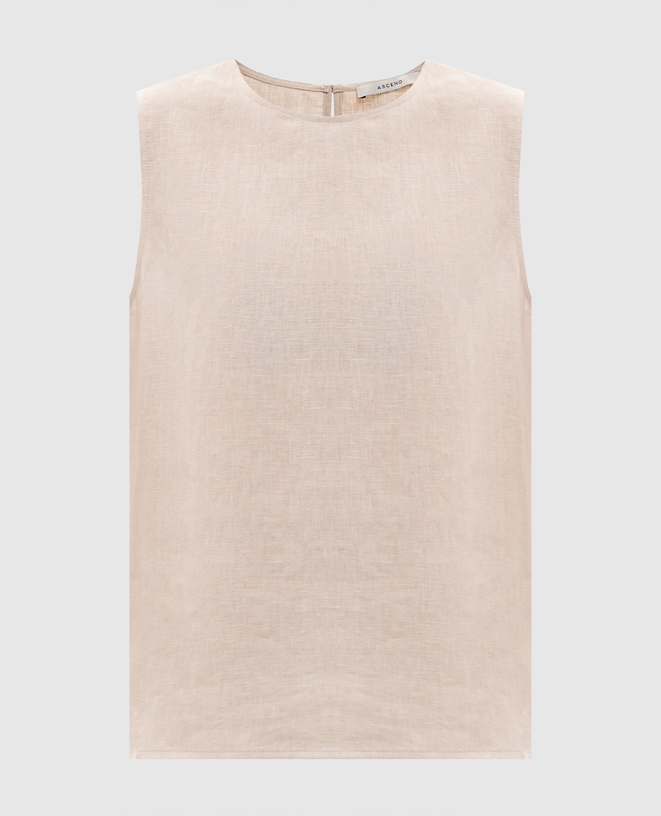 Бежевий топ Trento з льону