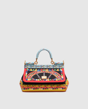 Dolce&Gabbana Сумка-мини Sicily в принт BB7116B0816