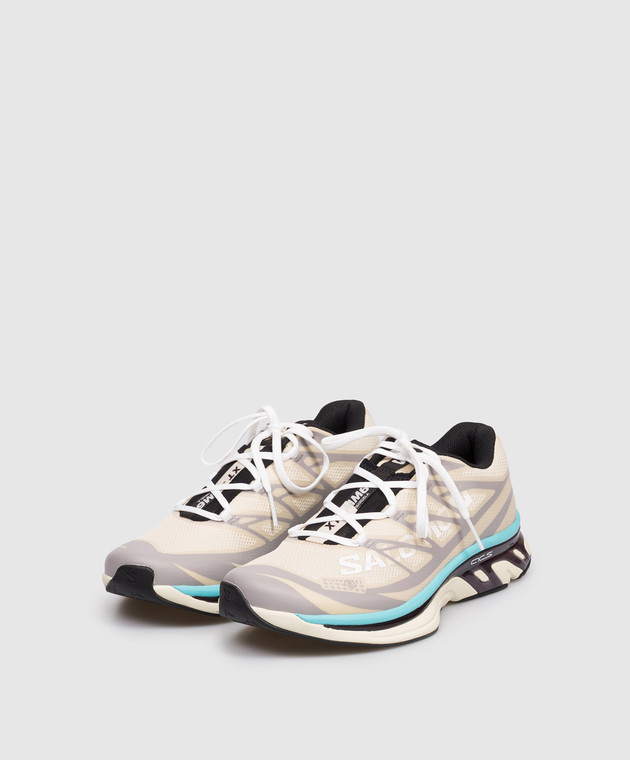 Maison Margiela MM6 Бежеві кросівки з принтом логотипа SH1WS0020P6303 зображення 2