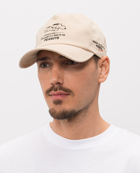 Iceberg Бежева кепка з вишивкою Peanuts 71056967