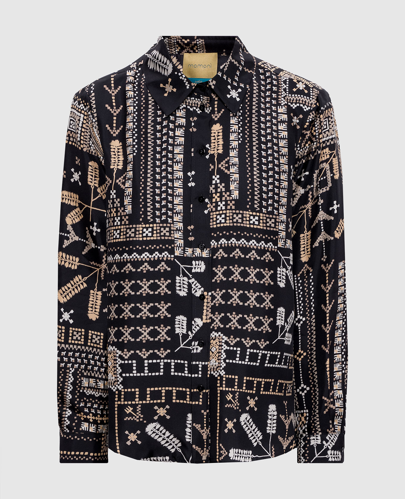 Черная блуза ARLES из шелка