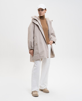 Max Mara Коричневий гольф Saluto з вовни SALUTO
