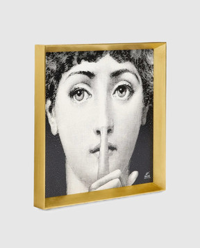 Fornasetti Картина Silenzio C48X334