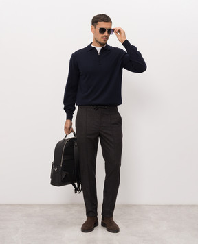 Cashmere&Whiskey Синее поло 94394Z