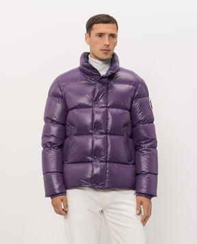 Moncler Фиолетовый пуховик Bendola L20911A00196596XE