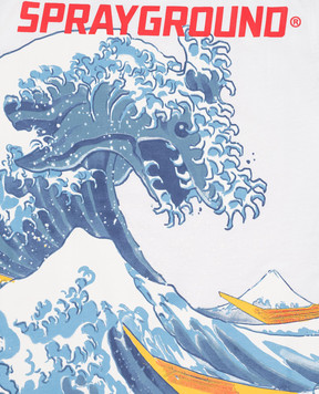 Sprayground Дитяча біла футболка Japan Wave SPY263WHT