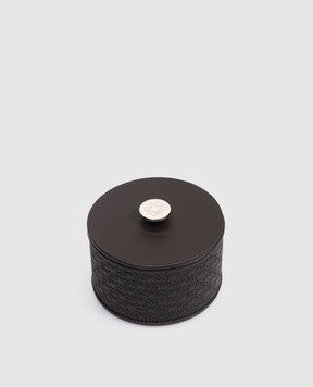 Giobagnara Темно-коричнева шкіряна скринька для зберігання дрібниць ESHB301E74