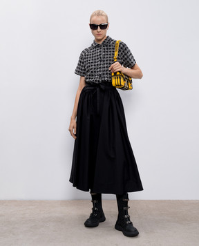 Christian Dior Черная юбка на запах 321J22A3332