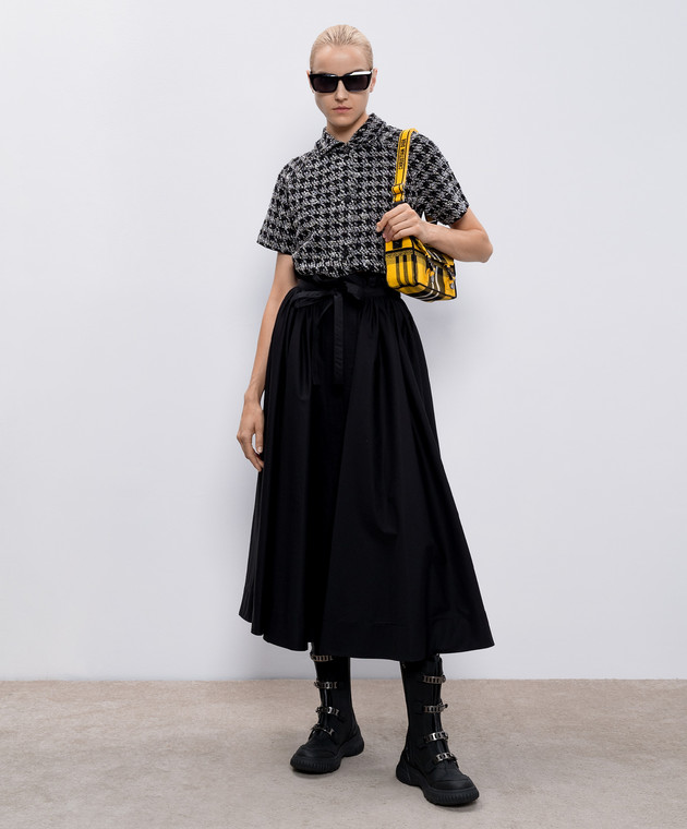 Christian Dior Черная юбка на запах 321J22A3332 изображение 2