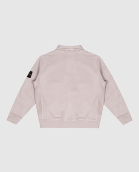 Stone Island Дитячий сірий світшот з коміром-поло L2S166100012S0A2014