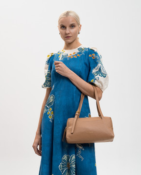 Gianni Chiarini Коричневая кожаная сумка-тоут Dea BS11527TKL