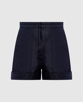 Max Mara Синие джинсовые шорты CALCA MXMCALCA