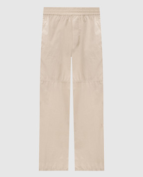 Iceberg Бежеві штани карго з вишивкою логотипа B1200032