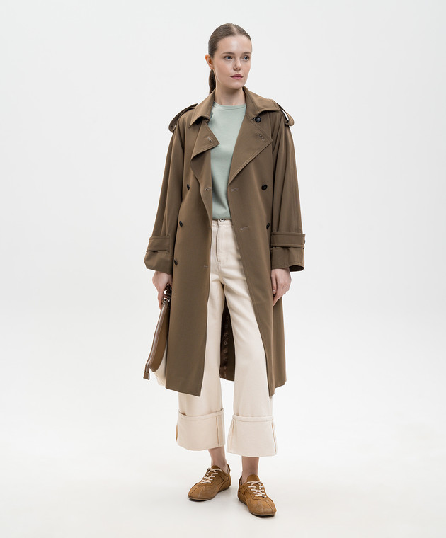 Max Mara Зеленая футболка MADIA MXPMADIA изображение 2