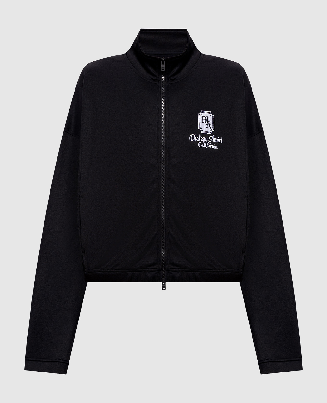 Чорна спортивна куртка MA CHATEAU