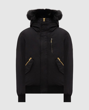 Mackage Черная пуховая куртка Dixon с мехом лисы DIXONBXZ