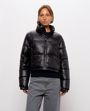 Twinset Чорна стьобана куртка 262TP2642