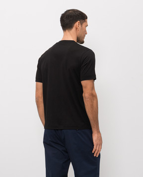 Cashmere&Whiskey Черная футболка из хлопка TS6452360729