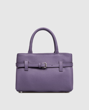 Gianni Notaro Фіолетова шкіряна сумка Dollaro 235DOLLARONIKEL