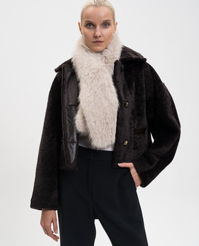 Max Mara Weekend Бежевий шарф CABRAS CABRAS1234