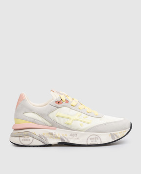 Premiata Желтые комбинированные кроссовки Moerund MOERUND8081