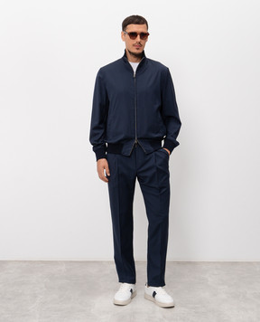 CAPOBIANCO Синий спортивный костюм из шерсти 20M463UN0020M808UN0060