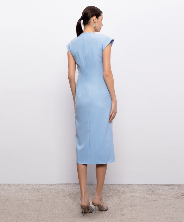 Nissa Голубое платье-футляр RZ16446 изображение 3