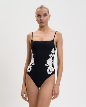 Simkhai Чорний купальник Juniper з аплікаціями 1269092SW