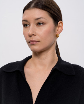 Lynyer Серьги Ravi Nova с позолотой LYNRAVNOVSTUDEAR