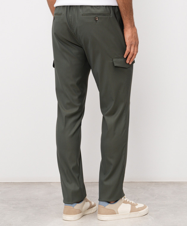 Stefano Ricci Зелені карго з вовною M1T6100140WPAK1U зображення 4