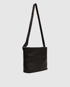 Ann Demeulemeester Черная кожаная сумка Runa с винтажным эффектом B0012628LT137