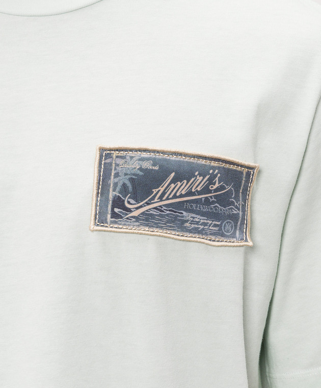 AMIRI Зеленая футболка QUALITY GOODS AMTOJR1145 изображение 4