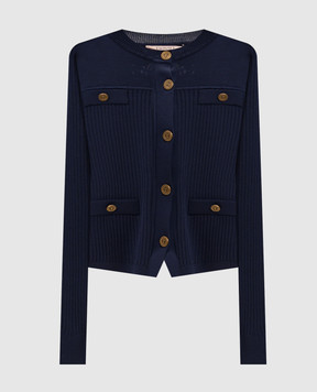 Twinset Синій кардиган 261TP3091