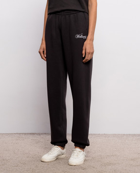 Sporty & Rich Коричневі утеплені джогери Soho PA070711083BR29