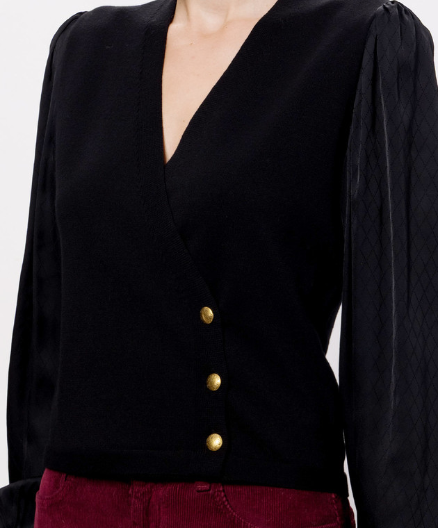 Twinset Черный топ 262TT3361 изображение 5