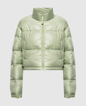 Twinset Зеленая стеганная куртка 262TP2642