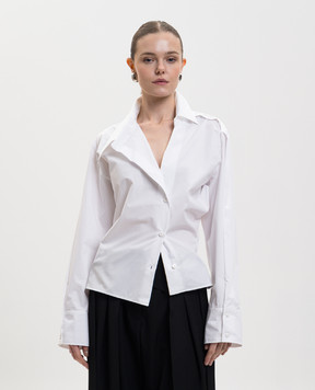 The Attico Біла сорочка з вишивкою логотипа 260WCH00045CCC052AA