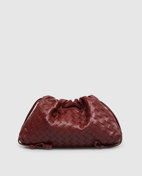 Bottega Veneta Червона шкіряна сумка-кісет Notte 844626V3IV0