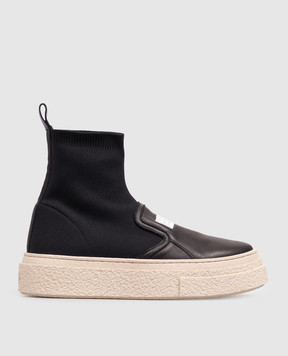 Maison Margiela MM6 Чорні комбціновані снокери 839283640