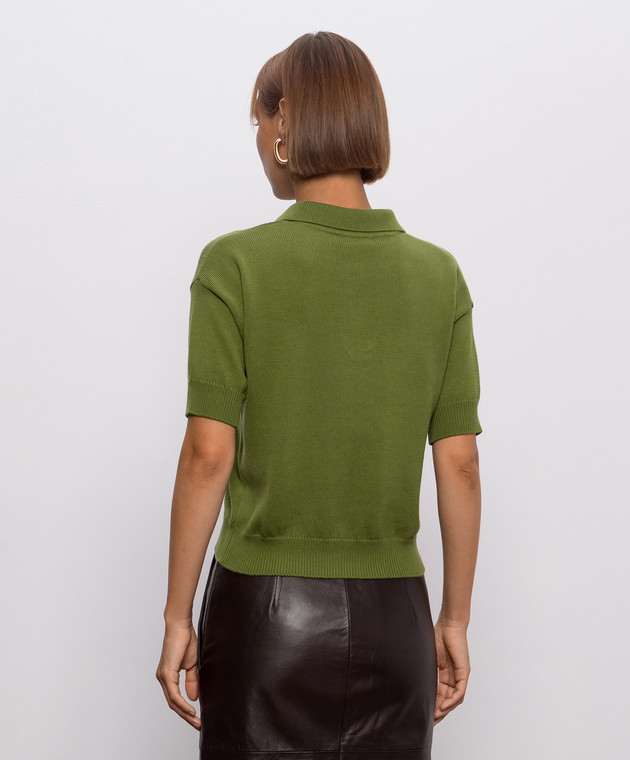 Max Mara Weekend Зелене поло ALBERO WKDALBERO зображення 4