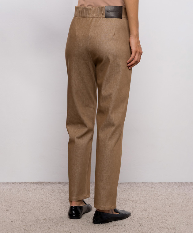 Max Mara Коричневі штани SAIO MMLSAIO зображення 4