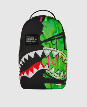 Sprayground Дитячий чорний рюкзак ZOMBIE OOZE SHARK CENTRAL 910B8241NSZ